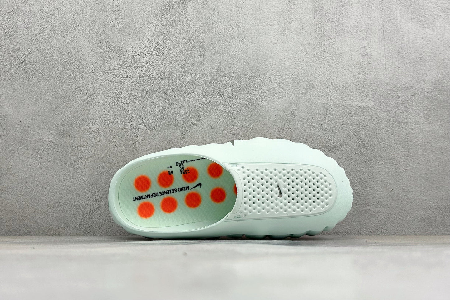 Nike Unisex "Neuro-Ball" Slide Sandal in Mint Green/Orange